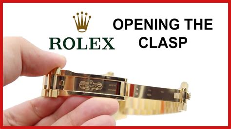 how to unclasp a rolex watch|how to open rolex watch.